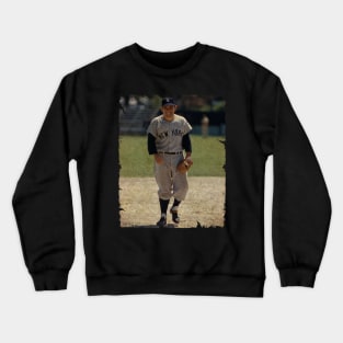 Yogi Berra in New York Yankees Crewneck Sweatshirt